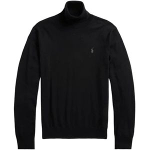 Polo Ralph Lauren, Heren, Truien, Zwart, Maat: M Wol,