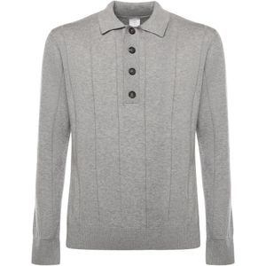 Eleventy, Heren, Truien, Grijs, Maat: M Katoen,