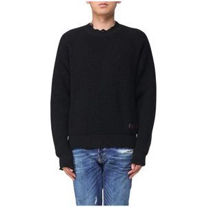 Dsquared2, Heren, Truien, Zwart, Maat: XL