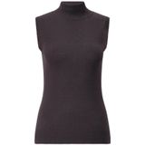 Sportmax - Elegante Geribbelde Wollen Pullunder - Bruin - Dames