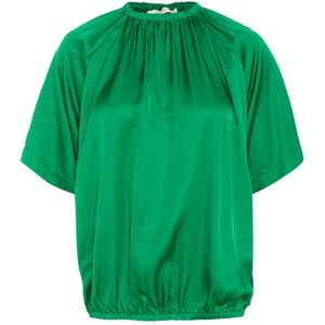 InWear, Dames, Blouses & Shirts, Groen, Maat: 2XL Viscose,