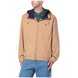 Polo Ralph Lauren, Heren, Jassen, Bruin, Maat: XL Katoen,