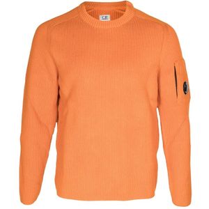 C.p. Company - Vesten - Oranje - Rondgebreide Trui - Katoen