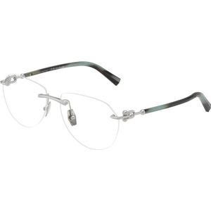 Tiffany - TF1173K - Optische Monturen - Zilver - Metaal - Piloot