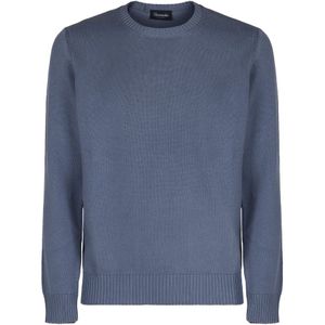 Drumohr, Heren, Truien, Blauw, Maat: 3XL Katoen,
