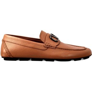 Valentino Garavani, Heren, Schoenen, Bruin, Maat: 39 1/2 EU Leer,