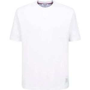 Thom Browne, Heren, Tops, Wit, Maat: S Katoen,