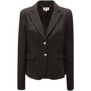 Kocca, Dames, Jassen, Zwart, Maat: L Leer,