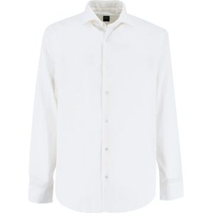 Fedeli, Heren, Overhemden, Wit, Maat: 5XL Katoen,