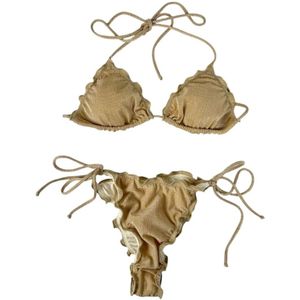 MC2 Saint Barth, Dames, Badkleding, Geel, Maat: L Viscose,