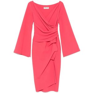 Chiara Boni, Dames, Jurken, Roze, Maat: 2XL