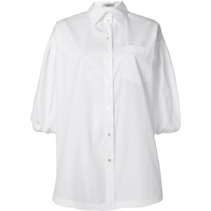 Valentino, Dames, Blouses & Shirts, Wit, Maat: S