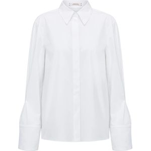 Dorothee Schumacher, Dames, Blouses & Shirts, Wit, Maat: S Katoen,