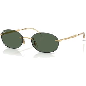 Ray-Ban - RB 3767 - Zonnebril - Groen - Ovaal Metalen Montuur