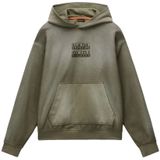 Napapijri - B-Comel - Hoodie - Groen - 100% Katoen