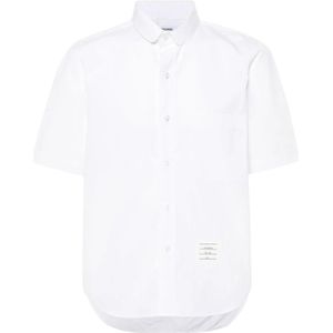 Thom Browne, Heren, Overhemden, Wit, Maat: M Katoen,