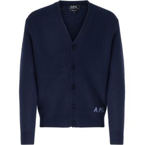 A.p.c., Heren, Truien, Blauw, Maat: L