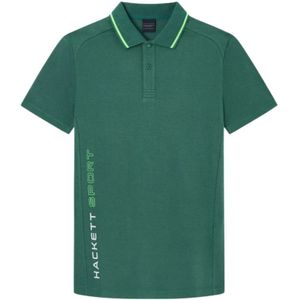 Hackett, Heren, Tops, Groen, Maat: L Katoen,
