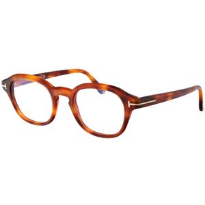 Tom Ford, Heren, Accessoires, Bruin, Maat: 49 MM