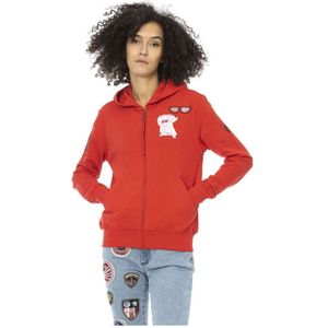 Mr&Mrs Italy, Dames, Sweatshirts & Hoodies, Rood, Maat: XS