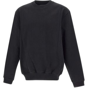 Heliot Emil, Heren, Sweatshirts & Hoodies, Zwart, Maat: M Katoen,