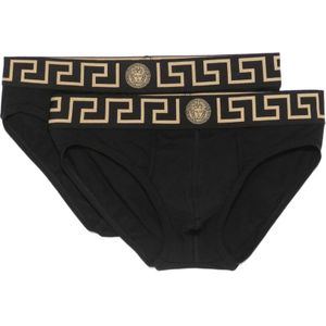 Versace, Heren, Ondergoed, Zwart, Maat: 2XL