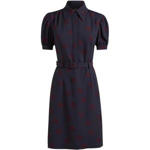 Etro, Dames, Jurken, Blauw, Maat: XS Viscose,