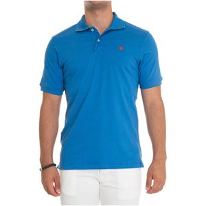 Gallo, Heren, Tops, Blauw, Maat: XL Katoen,