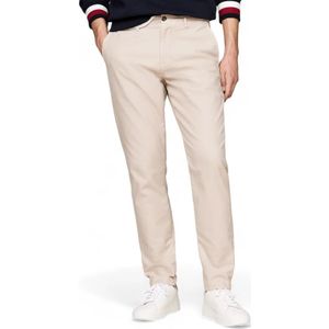 Tommy Hilfiger, Heren, Broeken, Beige, Maat: W34 Katoen,