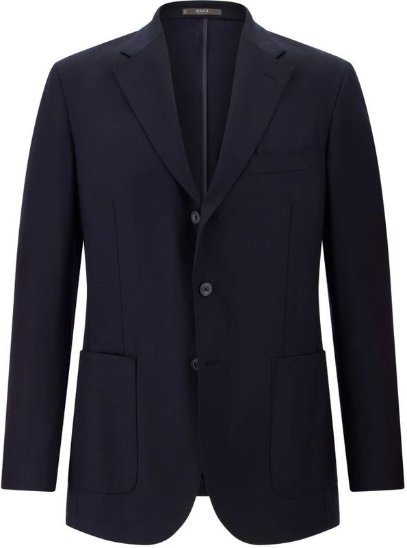 Boggi Milano - Parma Jacket - Blazer - Marineblauw - 100% Scheerwol