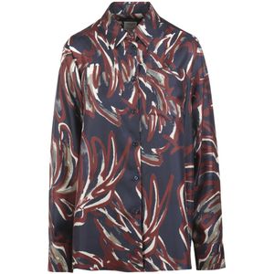 Weekend Max Mara, Dames, Blouses & Shirts, Veelkleurig, Maat: S Zijde,