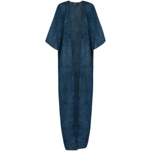 Cortana, Dames, Blouses & Shirts, Blauw, Maat: M Zijde,