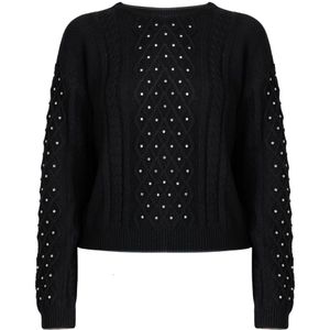 Kocca, Dames, Truien, Zwart, Maat: L Wol,