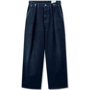 Axel Arigato, Dames, Jeans, Blauw, Maat: W24 Katoen,