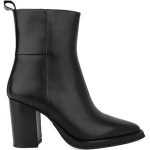 Sergio Moretti, Dames, Schoenen, Zwart, Maat: 37 EU Leer,