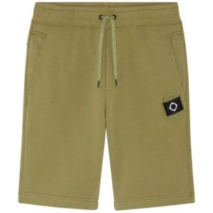 Ma.strum, Heren, Korte broeken, Groen, Maat: M Katoen,