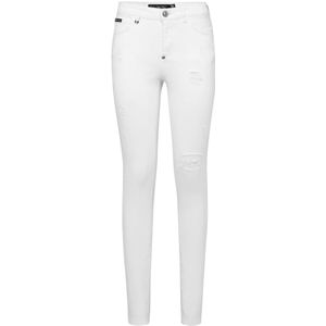 Philipp Plein, Dames, Jeans, Wit, Maat: W26 Denim,