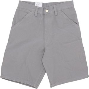 Carhartt Wip, Heren, Korte broeken, Grijs, Maat: W36 Katoen,