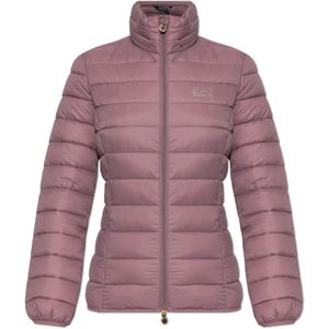 Emporio Armani Ea7, Dames, Jassen, Roze, Maat: M Leer,