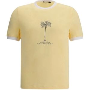 Jacquemus, Heren, Tops, Beige, Maat: XS Katoen,