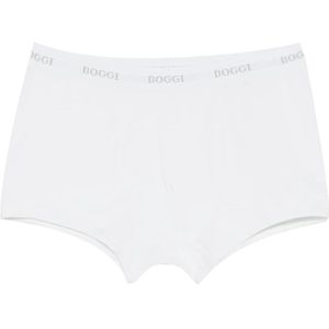 Boggi Milano - Boxershorts - Wit - Stretch Katoen Jersey