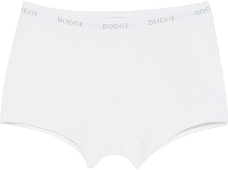 Boggi Milano - Boxershorts - Wit - Stretch Katoen Jersey