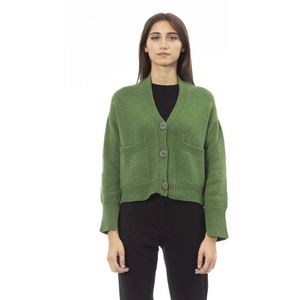 Alpha Studio, Dames, Truien, Groen, Maat: XS