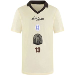 Acne Studios, Heren, Tops, Wit, Maat: L