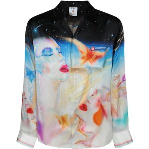 Casablanca, Heren, Overhemden, Veelkleurig, Maat: S