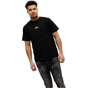 Versace Jeans Couture, Heren, Tops, Zwart, Maat: S Katoen,