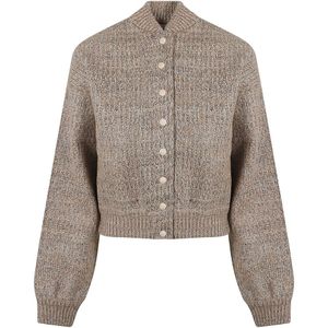 Sportmax, Dames, Truien, Bruin, Maat: M Wol,