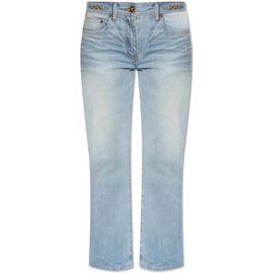 Versace, Dames, Jeans, Blauw, Maat: W26 Katoen,