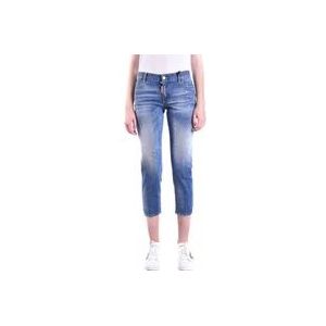 Dsquared2 Cropped Jeans voor vrouwen , Blue , Dames , Maat: XS