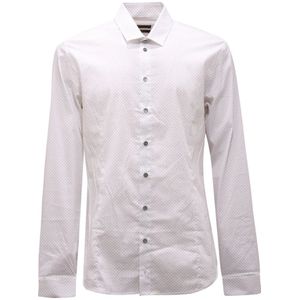 Patrizia Pepe, Heren, Overhemden, Wit, Maat: XL Katoen,